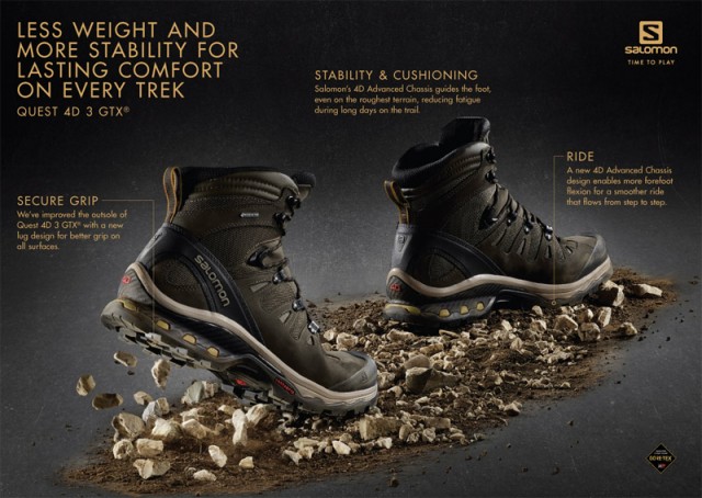 salomon quest 4d weight