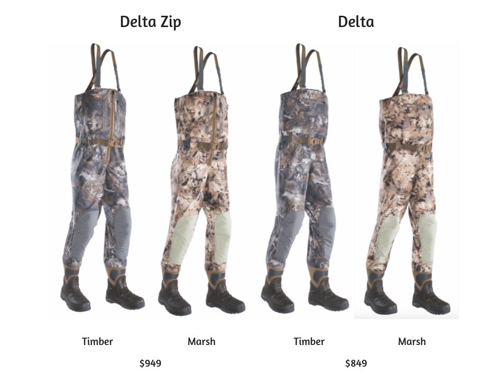 Sitka Waders Size Chart