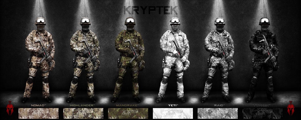 Lot 2 KRYPTEK Camo GEAR CLOTHING Tactical Military Firearm UNIT III V-back PATCH 