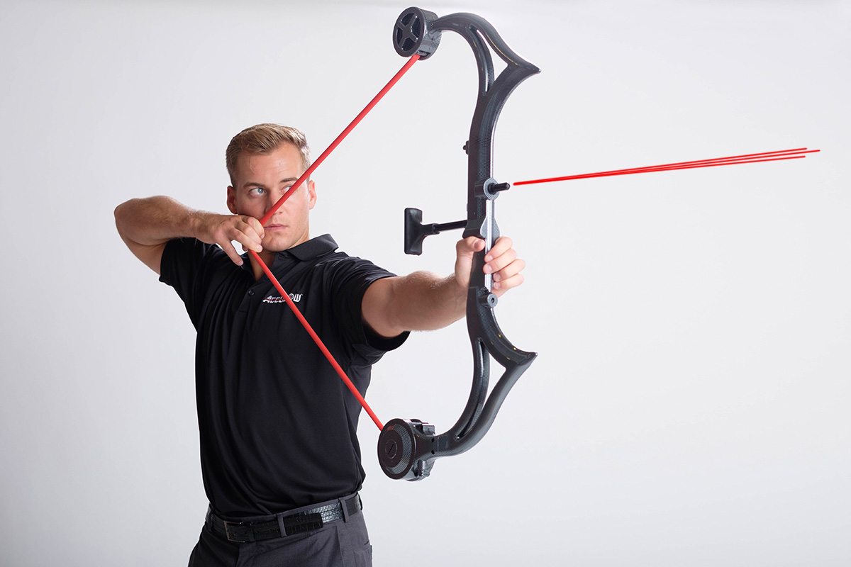 AccuBow CF-ACCUBOW-4 X60 Standard Carbon Fiber Archery Bow Training Device 