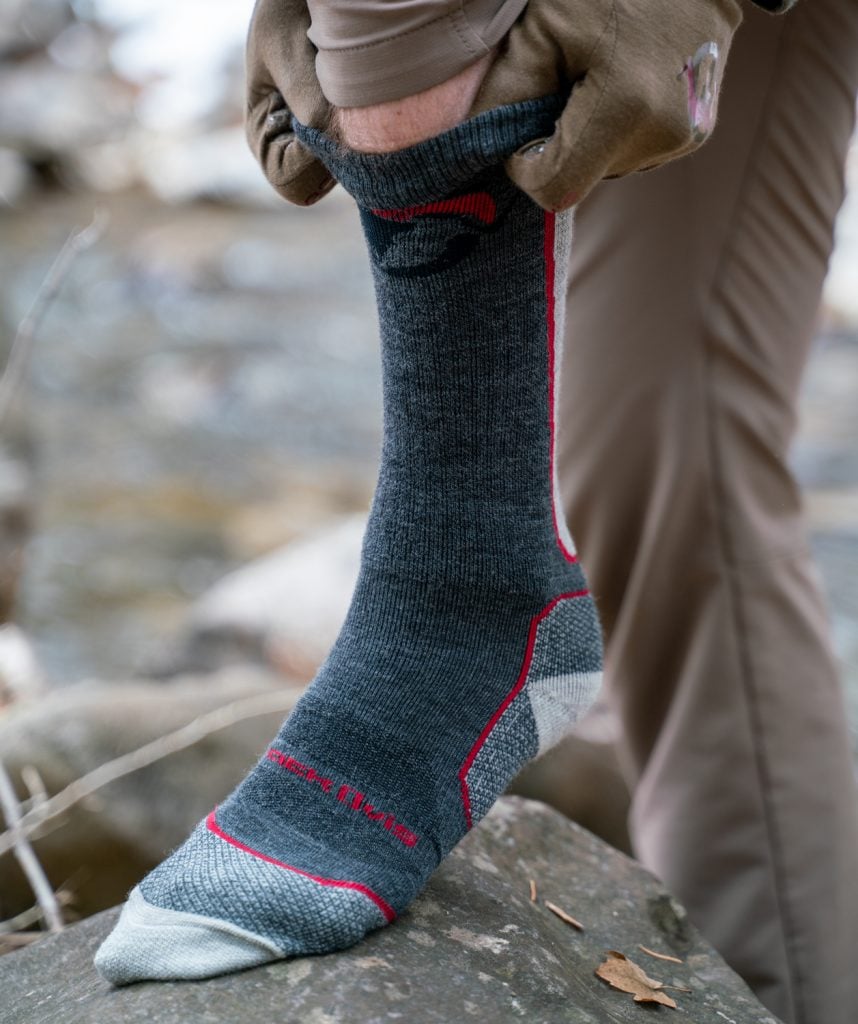 Unisex Lone Wolf Goat Wool Thick Low-Cut Socks