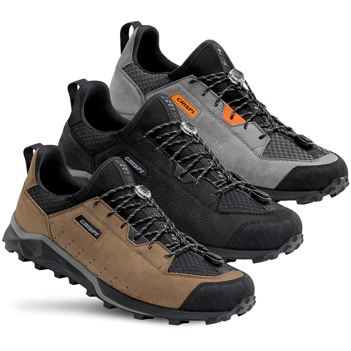 CRISPI's New Lightweight Mountain Boot Black Ovis