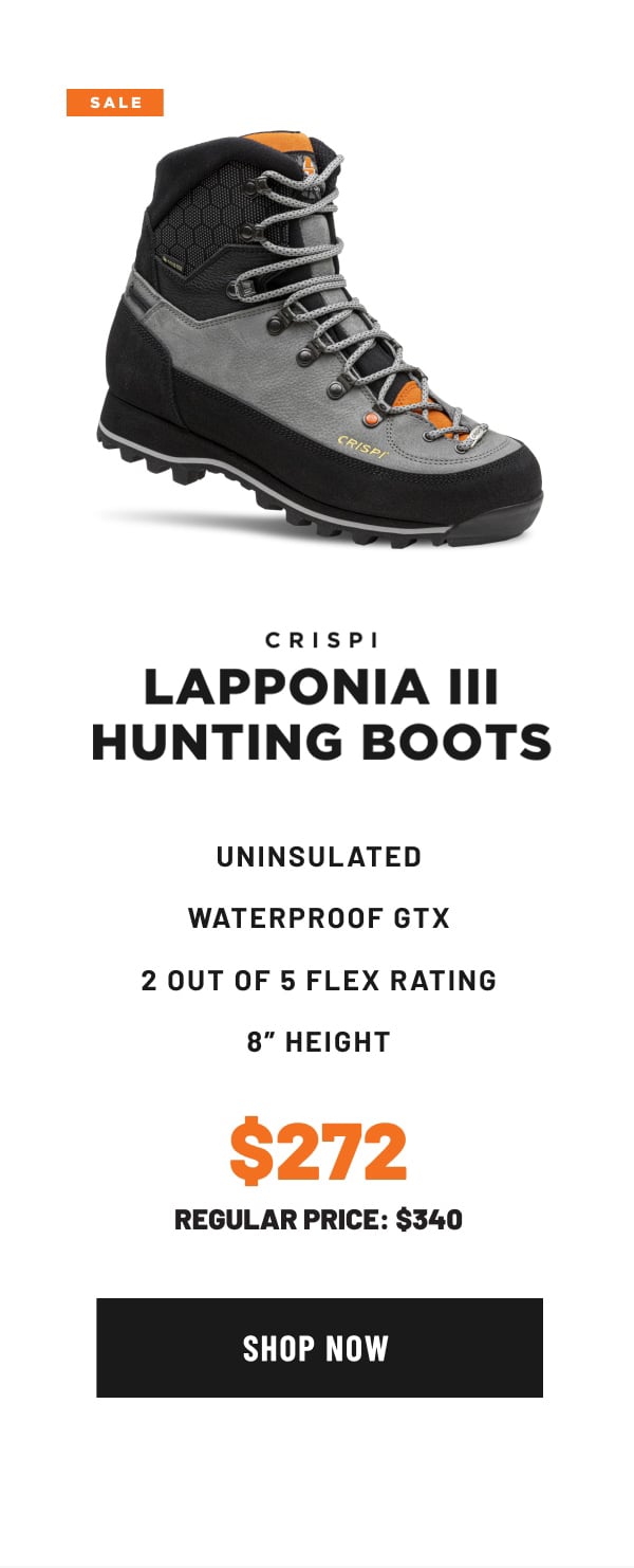 CRISPI LAPPONIA III HUNTING BOOTS