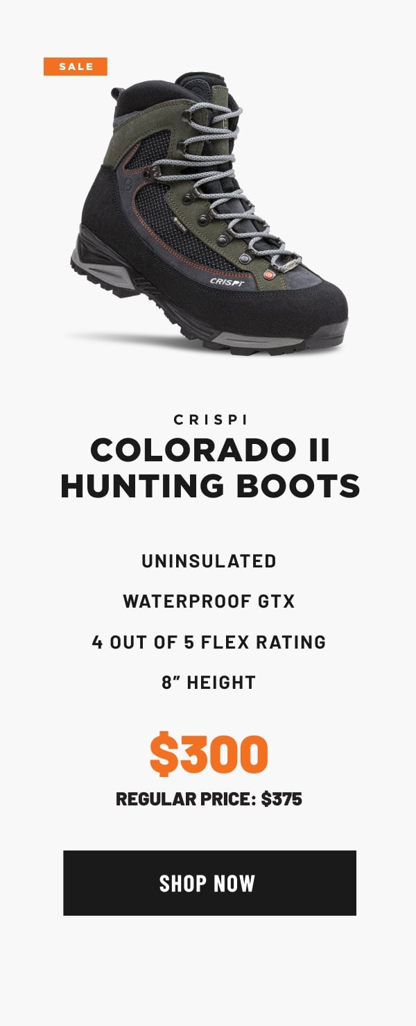 CRISPI COLORADO II HUNTING BOOTS