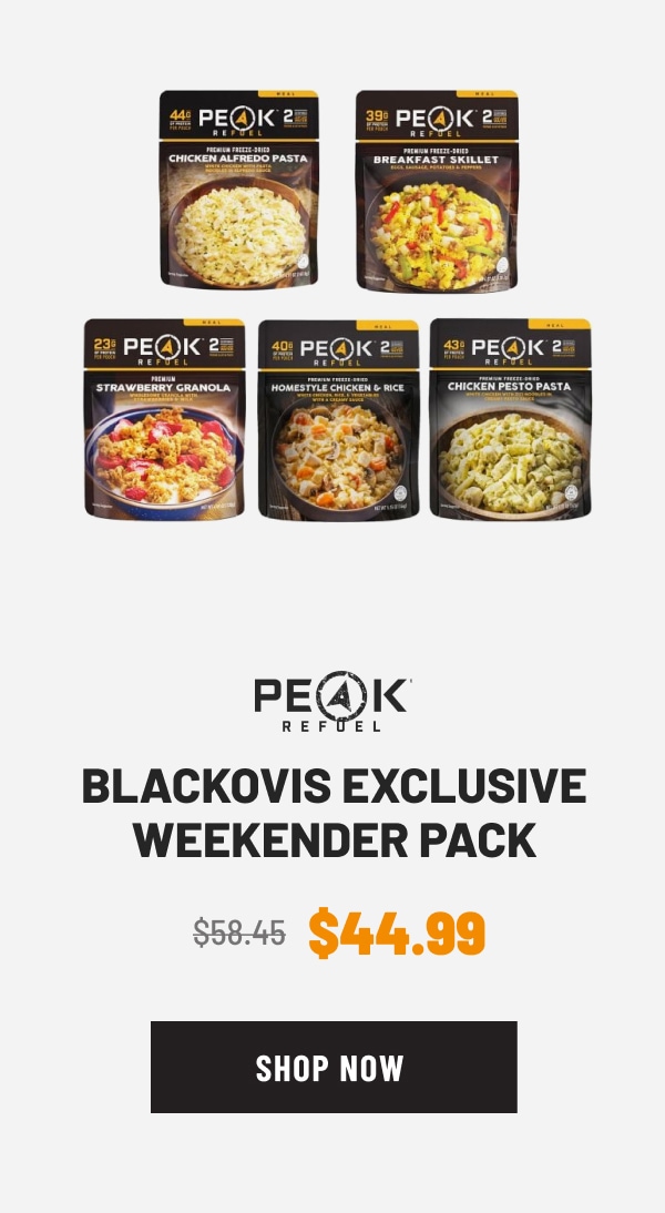 PEAK REFUEL BLACKOVIS EXCLUSIVE WEEKENDER PACK