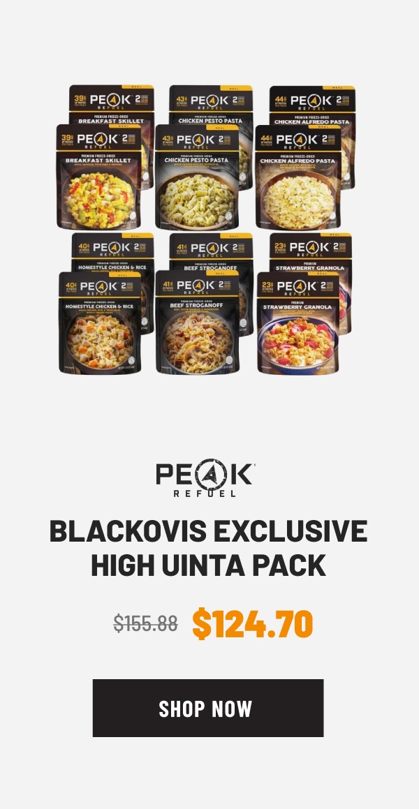 PEAK REFUEL BLACKOVIS EXCLUSIVE HIGH UINTA PACK