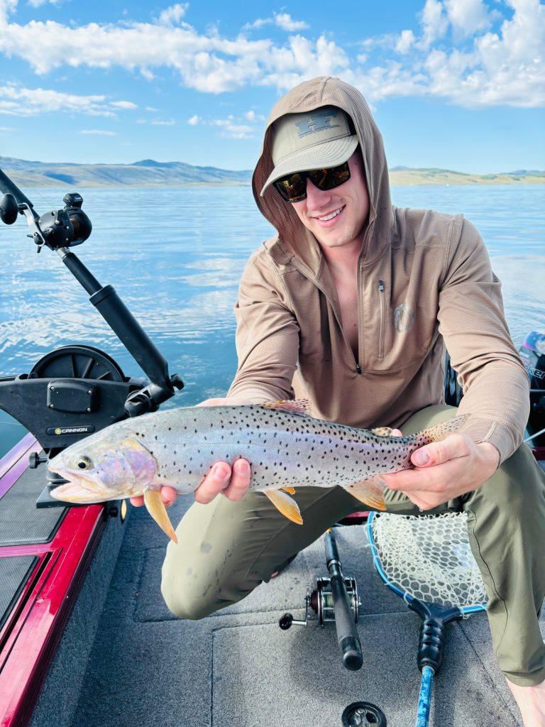 fishing with the BlackOvis realm shirt