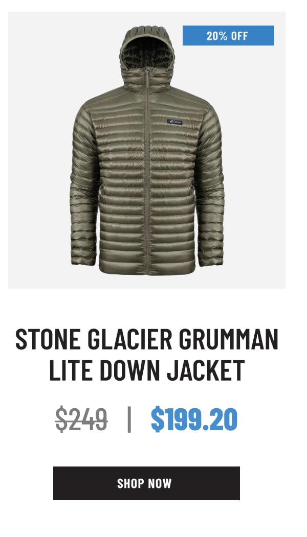 STONE GLACIER GRUMMAN LITE DOWN JACKET