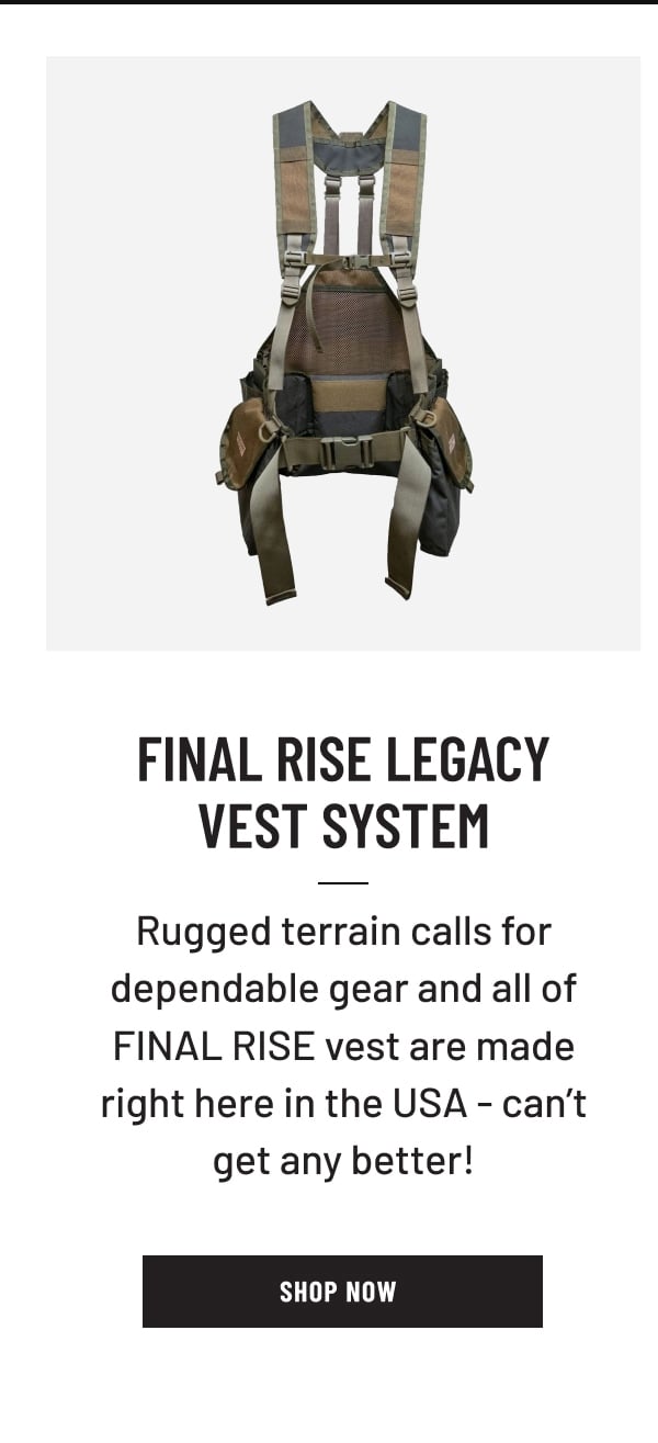 FINAL RISE LEGACY VEST SYSTEM