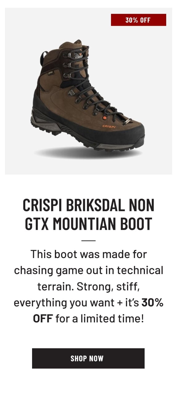 CRISPI BRIKSDAL NON GTX HUNTING BOOT