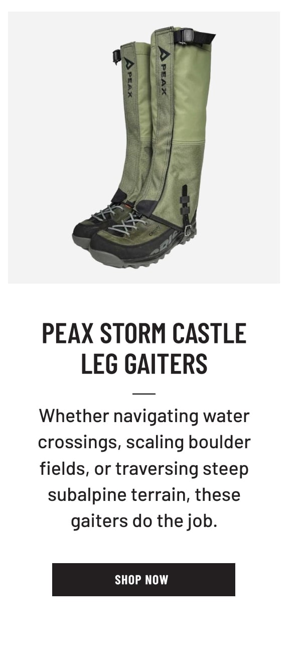 PEAX STORM CASTLE LEG GAITER