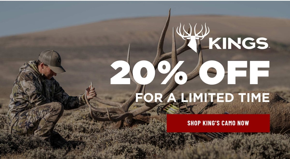 20% OFF KINGS CAMO